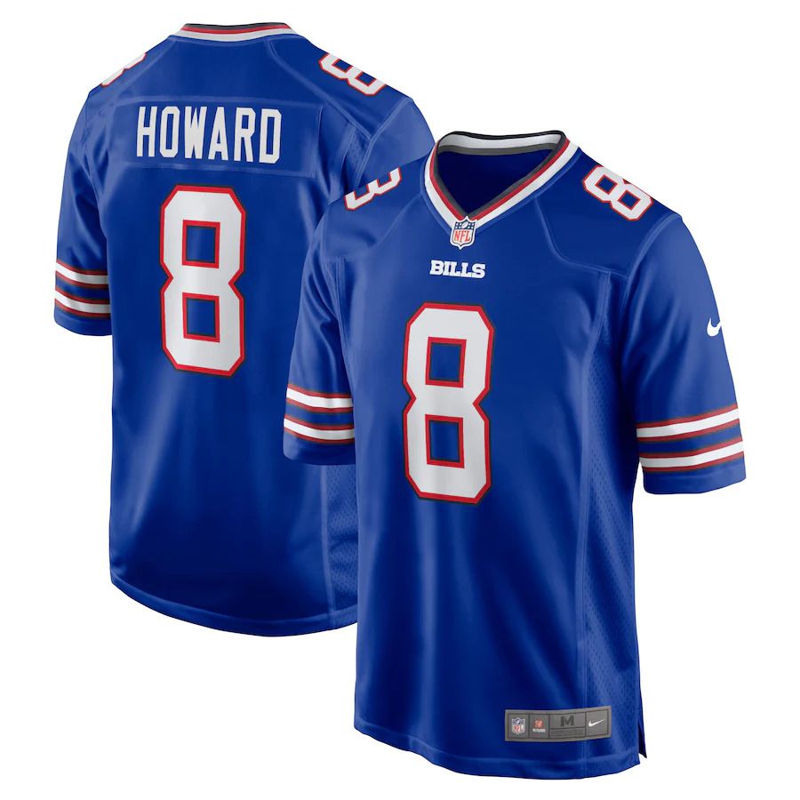 Men Buffalo Bills 8 O.J. Howard Nike Royal Player Game NFL Jersey